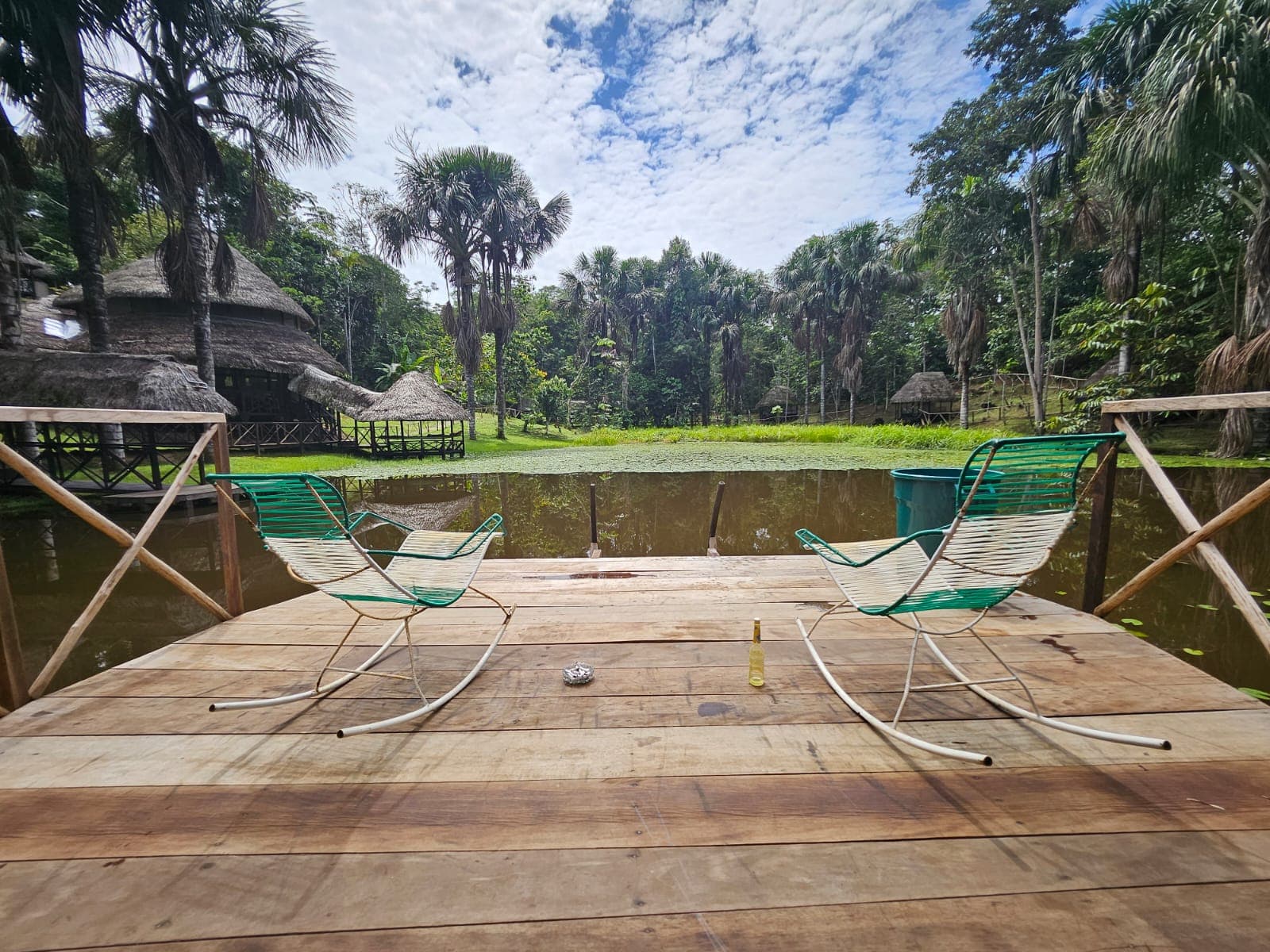 Deck near the maloka at Dreamglade
